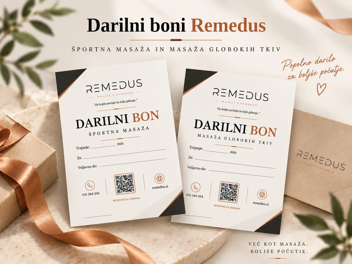 Darilni bon Remedus Ljubljana